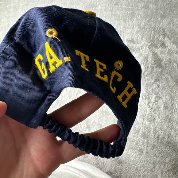Vintage Toddler GA Tech Yellow Jackets Hat Fitted Stretch - Picture 2 of 4